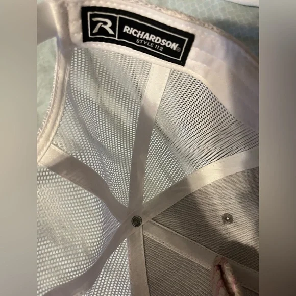 PAIR of Hats!!! Blue and White/Grey and White Mesh - NWT - Picture 3 of 4